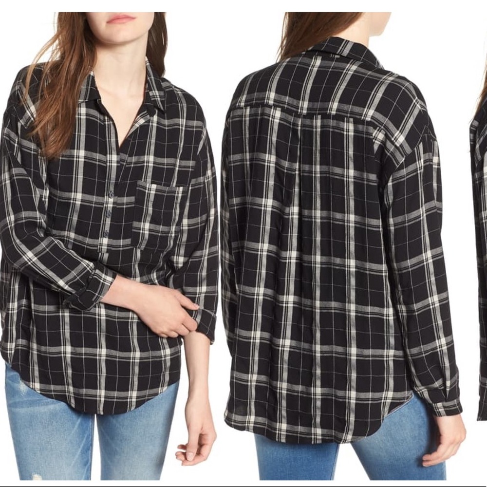 Nordstrom Slouchy pocket Henley